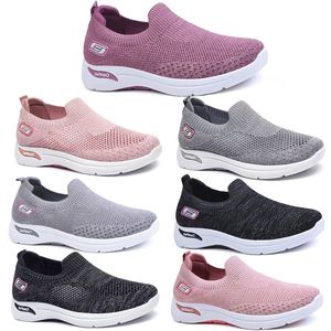 Sapatos populares para mulheres novos sapatos casuais femininos sola macia meias mães gai moda esportiva 36-41 53