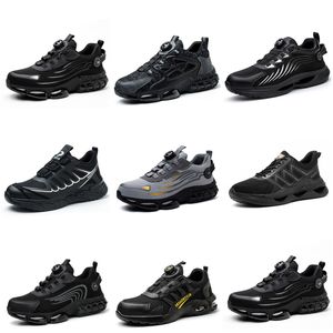 Koşu ayakkabıları Gai Erkek Kadın Beş Üçlü Black Beyaz Koyu Mavi Spor Sneaker Rahat Mesh Nefes Alabilir Yürüyüş Ayakkabıları
