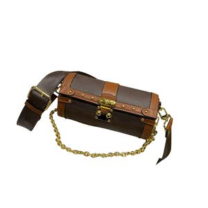 Coroczne bestseller Papillon Projektant Trunk Crossbody Torby Kobiety bagietka torebka luksusowa torba na ramię blokadę torebki vintage cross body torebka mini torebka