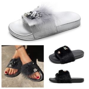 Designer Slides Herrkvinnor tofflor Summer Sandal Slide Plat Platform Hem Fashion Shoes Flip Flops Causal Slipper Gai Outdoor Beach Slides