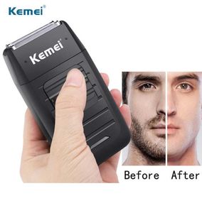 Kemei Men Electric Shaver Rechargeable Razor Beard Hair ClipperトリマーシェービングマシンP08179451161
