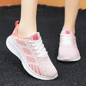 Casual skor för män kvinnor för svartblå grå gai andas bekväm sporttränare sneaker color-52 storlek 35-42