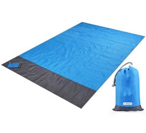 2x21m Coperta da spiaggia tascabile impermeabile pieghevole stuoia da campeggio portatile leggero da picnic all'aperto sabbia 2201044053145