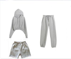 Sweatshirts Sold Color Separately Womens Tracksuits Sports Suit 3 Piece Outfit Oversized Hoodies Sweatshirt Sweatpant Short Sweat Fleece XXL