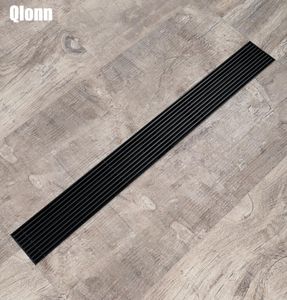 300600mm Bathroom Floor Drains Blackned Grates Waste Linear Tile Insert Deodorization Type Long Drainer Shower Drain 304 Stainles6523619