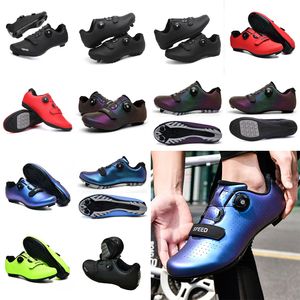 Sapatos de ciclismo masculinos, calçados esportivos para bicicleta de estrada e sujeira, velocidade plana, tênis para mountain bike, calçados spd, corrida, basquete, corpo mecânico, gai