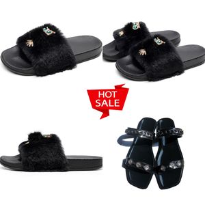 Gai 2024 Projektant Slipper Białe kobiety letnia pięta Sandał Sandał Moda Modna Slipper Drukowana platforma platforma Slipper Flip-Flops Beach Classic Flat Sandal