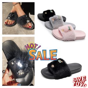 Designer Slides Mens Women Slippers Summer Sandal Slide Flat Platform Home Fashion Shoes Flip Flops Causal Slipper GAI Top Quality Men Women SIZE 35-41
