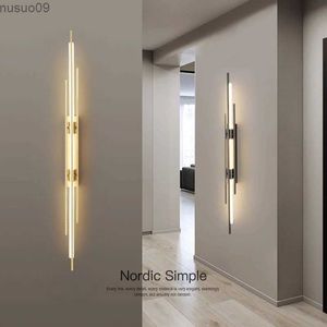 Wall Lamp Modern LED Long Wall Lamp Bedroom Bedside Lamp Living Room Dining Room Loft Wall Light 110V 220V Staircase Corridor Wall Sconces