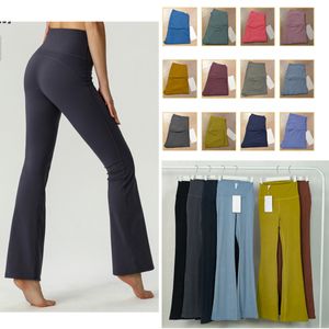 Luluemon Leggings Nu Feeling Calças de Yoga Mulheres Calças Leggings Esportivas Calças de alta elasticidade Calças de moletom de cintura alta com levantamento de quadril slim fitness joggers academia roupas esportivas