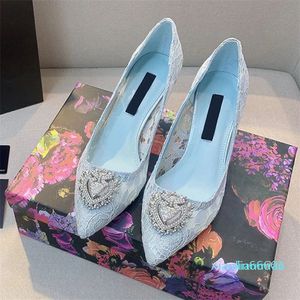 2024 Pantofola elasticizzata con cinturino sul retro Calzature di lusso Scarpe da sposa per feste da donna