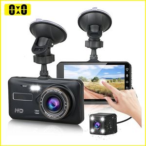 DASH CAM FRONT OCH BAKT KAMERA BIL DVR CAR VIDEO RECORDER FORDOLJ BLACK BOX FULL HD 1080P NIGHTVISION DRIVER RECORDER 240219