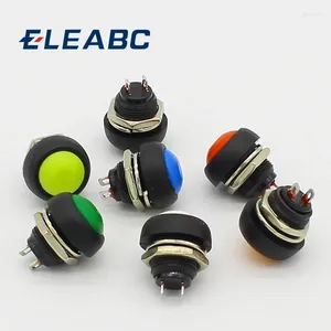 Smart Home Control 7PCS 12mm Waterproof Momentary Push Button Switch OFF-(ON) Self Return