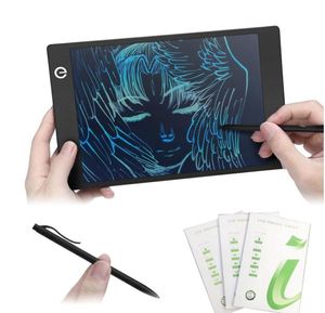 97 tum färgglada LCD -skrivande tabletter Teckningsbrädor Portable Thin Handwriting Pappa Papperslösa grafiska tabletter med Stylus -pennor Chri7243224