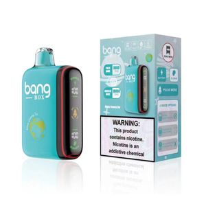 Monouso Vapes Pen Bang Box Puff 18k Puff 15k sbuffi Bar 650mAh Display LED Batteria Carrelli preriempiti da 28 ml Vaporizzatore portatile Vape puffbar desechable baccelli vaper