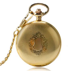 Golden Automatic Mechanical Pocket Watch Fob For Nurse Luxury Fashion Trendy Stylish Shield Pendant Men Women Christmas Gift 240220