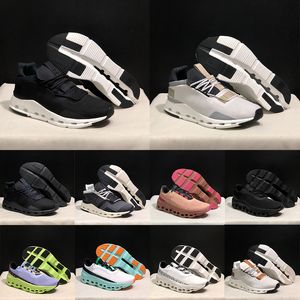 High quality On Mesh Cloudes Nova Original Women Men Sport Running Shoes White Pink Black Grey Pearl Brown Cloudmonster Classic Trainers Cloudnova Runners Sneakers