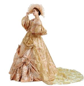 SURES KEMAO VICTORIAN BALL SUNT, Personalized, Party Rococo, Medieval Dress, Champagne Marie Antoinette Costume, oficjalny sklep