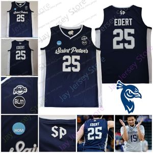 NCAA College St. Peters Peas Basketball Jersey Daryl Banks III KC Ndefo Doug Edert Matthew Lee Fousseyni Hassan Drame Jaylen Murray Dasher Rupert