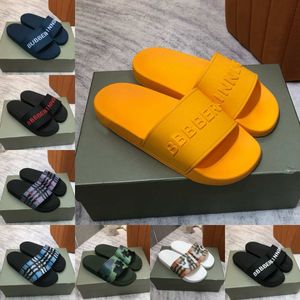 sandali firmati di lusso Donna uomo scivolo Alta qualità all'ingrosso Marca donna signora estate Pelle Alfabeto spiaggia Scarpe casual sandalo Pantofole da donna scarpe con plateau