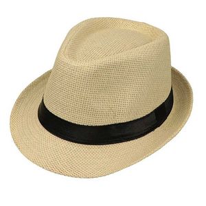 Breda randen hattar hink hattar Homeproduct centerchildrenstraw Hatsummer Vintage Ribboninflatable Beach Straw Hat J240305