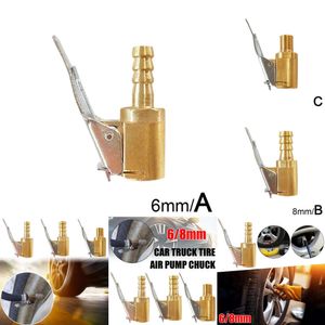 Novo pneu de ar do carro rápido vae clipe iatable conector bomba braçadeira ferramenta bico desinflar conectar g9p0