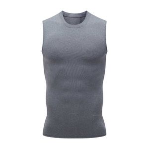 Gym Quick Dried Ice Silk Sports Tight Tank Top Wrapped Basketball Mens Breathable Outdoor Running Sleeveless Sweatshirt