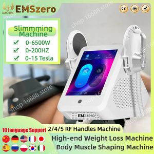 2024 Emszero Máquina de perda de peso Nova NEO Profissional EMS ZERO PRO ULTRA RF Máquina de escultura corporal Emagrecimento de peso Perda de gordura Estimulação muscular 2/4/5 Máquina de alças