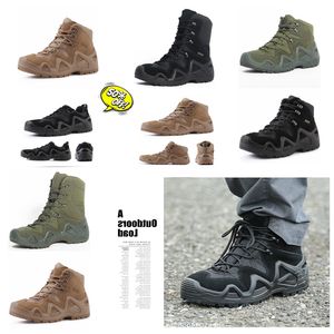 Bocots New Mden's Boots Army Tactical Military Combat Boots Outdoor vandringsstövlar Vinter ökenstövlar Motorcykelbås Zapatos Hombre Gai