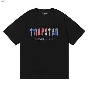 mens t shirt trapstar shirt designer shirt pure cotton classic letter print for comfortable and breathable couple matching short sleeves s-5xl