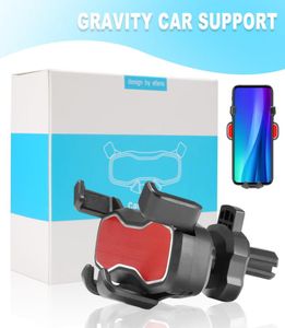 Uprzewodnikowe uchwyty telefonu komórkowego Gravity Gravity Regulowane uchwyt samochodowy GPS Uchwyt telefonu do samochodu z detalicznym Box9456163