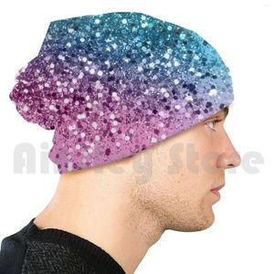 Berets Tropical Beach Lady Glitter #8 #shiny #decor #art Beanies Pullover Cap Bequeme digitale Manipulationsfarbe