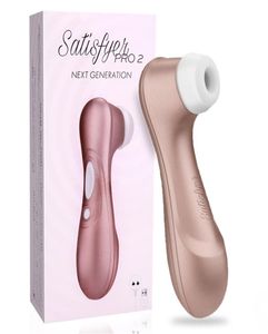 Satisfyer Pro 2 Sucking Vibrator silicone G spot Clitoris stimulator Nipple Sucker Erotic Women Adult Sex Toys293j5577114