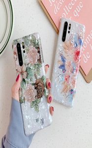 Vintage Flower Phone Case dla Samsung Galaxy S21 Ultra S20 S10e S10 S9 S8 Plus Note 10 9 8 Soft IMD Dream Shell Telefon