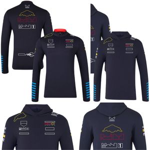 2024 F1 Team Hoodie Formula 1 Racing Mens Hoodie Driver Fans Half-Zip Midlayer Spring Pullover Switshirt بالإضافة إلى حجم مخصص