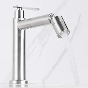 Kitchen Faucets European-Style Black Stainless Steel Universal Basin Faucet Bathroom Washbasin Undercounter Single Cold