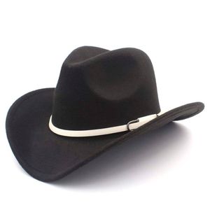 Western Cowboy unisex dorosły nowa czapka modowa bukle na zewnątrz Jazz Panama szeroki brzeg fedora dla mężczyzn na plaży sombrero hats227e