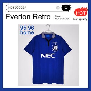 95 96 Divisa da calcio retrò dell'Everton, maglia da calcio 1995-1996