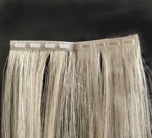2019 Yeni Ürün Ovisable Cilt Atkı Bantında Saç Uzatmasında Bant Giymesi Çift Bağlı Bant Yok Çift Çizilmiş Klip Saç 14 Quo8020747
