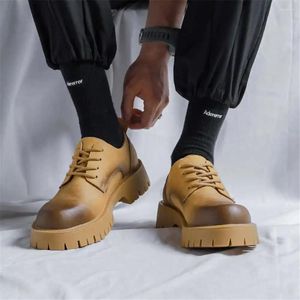 Klädskor Tan 39-40 formella man klackar sneakers mäns män sport boti sko fit bekväm promo botasky riktiga choes