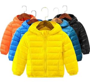 Cappotto invernale per bambina da ragazzo Piumino ultraleggero Cappotto capispalla con cappuccio per bambini Cappotto leggero Top Abbigliamento per bambini 18 anni 2108128739782