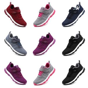 2024 Yaz Koşu Ayakkabı Tasarımcısı Kadınlar Moda Spor ayakkabıları Beyaz Siyah Mavi Kırmızı Konforlu Mesh Yüzey-052 Kadın Açık Hava Spor Eğitmenleri Gai Sneaker Ayakkabıları