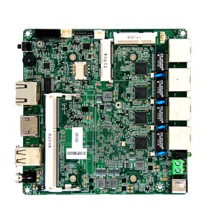 Scheda madre firewall nano 4 lan con processore Intel Baytrial J1900 J1800 E3845 e supporto slot RAM DDR3 Interfaccia RJ45 RS232