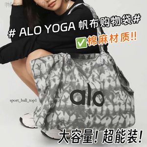 Aloyoga Torba Projektant torby Aloyoga Al Aloos joga torba Szybkie fryzury i torba fitness jedno ramię ręczne na płótnie unisex duża pojemność torba zakupowa 970