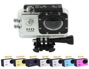 Filmadoras Câmera de Ação Cam Carro Câmera Gravador 1080P Full HD 50MP 20 Polegadas Tela Helemet 30M À Prova D 'Água DV DVR DHL JBD6555970