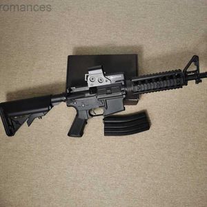 おもちゃ銃M4A4ウォータージェルブラスターエレクトリックペイントボールガンおもちゃ自動ゲルボールガン空気圧ランチャーライフルスナイパーCS射撃240306