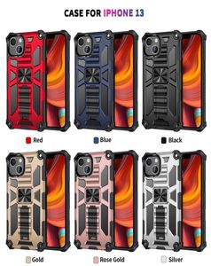 Cell Phone Cases For iPhone 13 Pro Max 12 11 XR XS 7 8 Plus MaxHybrid Armor Invisible Kickstand Magnetic Shockproof Back Cover D18517156