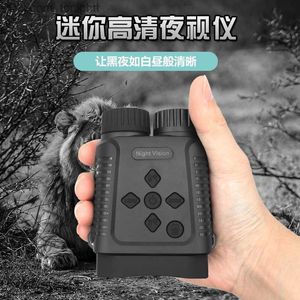 Telescopes Sports Action Video Cameras Mini night vision telescope all black 1080P digital high-definition dual tube infrared outdoor device Q240306