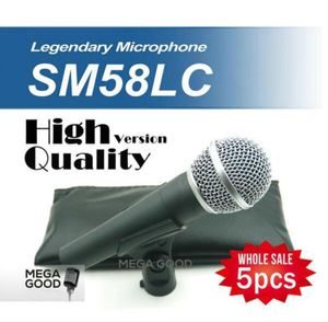 Microfono 5PCSLOTS高品質バージョンSM 58 58LC SM58LC有線ボーカルカラオケハンドヘルドダイナミックマイクマイクロフォンマイク4405879