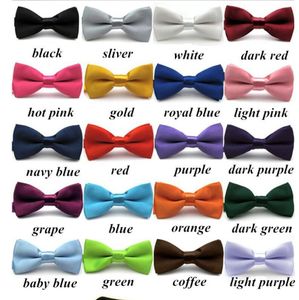 Novos meninos meninas escola moda gravata borboleta para crianças gravata sólida doces colorido bebê borboleta cravat gravata3283423